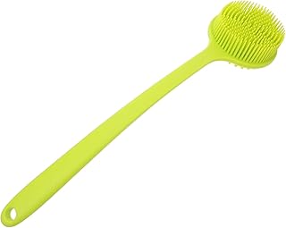 minkissy de banho para adultos esfregão de banho usando esfregão feminino simples anti-alça homem esfregão flexível nas costas ou escovação prática para escova de cerdas molhadas escova toalha seca