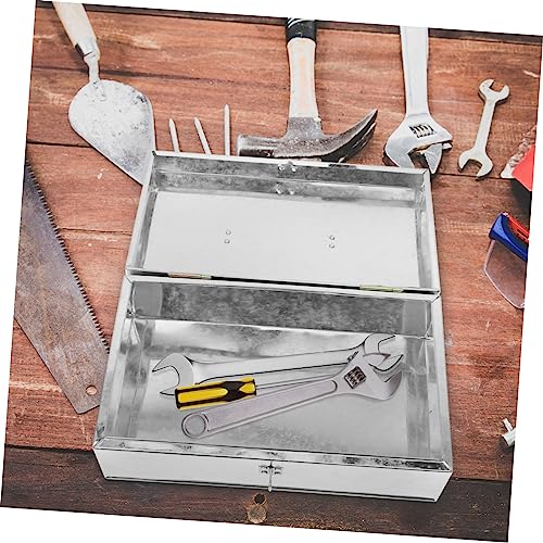 Boîte à outils avec verrou Hemobllo rangement portable protège documents maison - 4