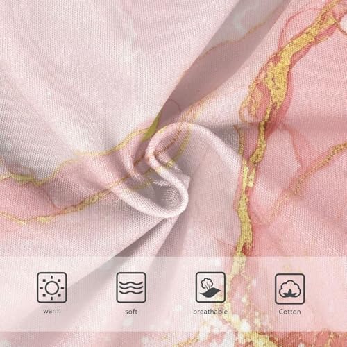 Toddler Girl Briefs, Marble Golden Veins Cotton Underwear for Girls, 2T–8 Years3