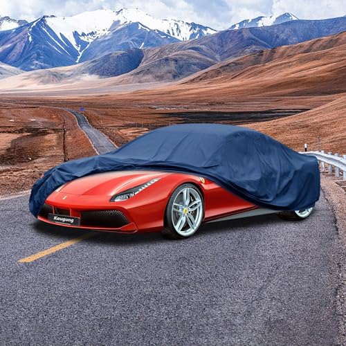 Image of Kaugung Heavy Duty Car Cover Custom Fit Ferrari 488 (2015-2019),Waterproof All Weather Resistant Outdoor Sun Rain Dust Snow Protection with Anti-Theft Lock.(USA Warehouse,Within 3-7 Days)