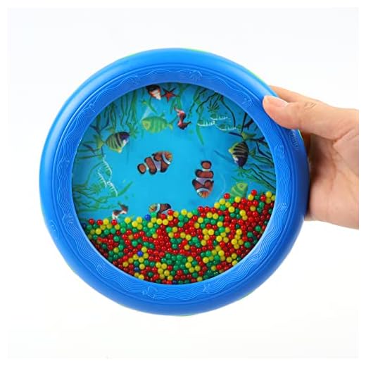 Ocean Drum Wave Bead Drum Gentle Sea Sound Music Gift Musical Educational Toy Tool for Kid Child Baby