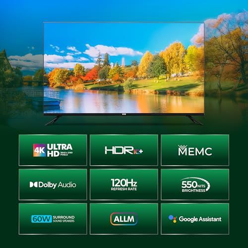 Image of VW 165 cm (65 inches) Pro Series 4K Ultra HD Smart QLED Google TV VW65GQ2