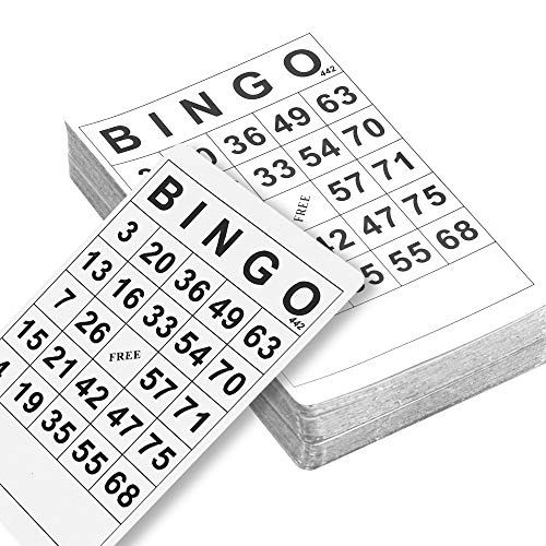 Pralb Disposable Complete Game Set with 120 Bingo Cards, 75Pcs Rustic Wooden Bingo Chips, Custom DIY Board Game Pieces, and Arts & Crafts | Traditional, Holiday, & Wedding Games - Thumbnail 3