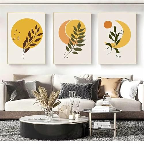 Affiches botaniques 60x80cm WBYZAC solution déco grand format pour grands murs nus