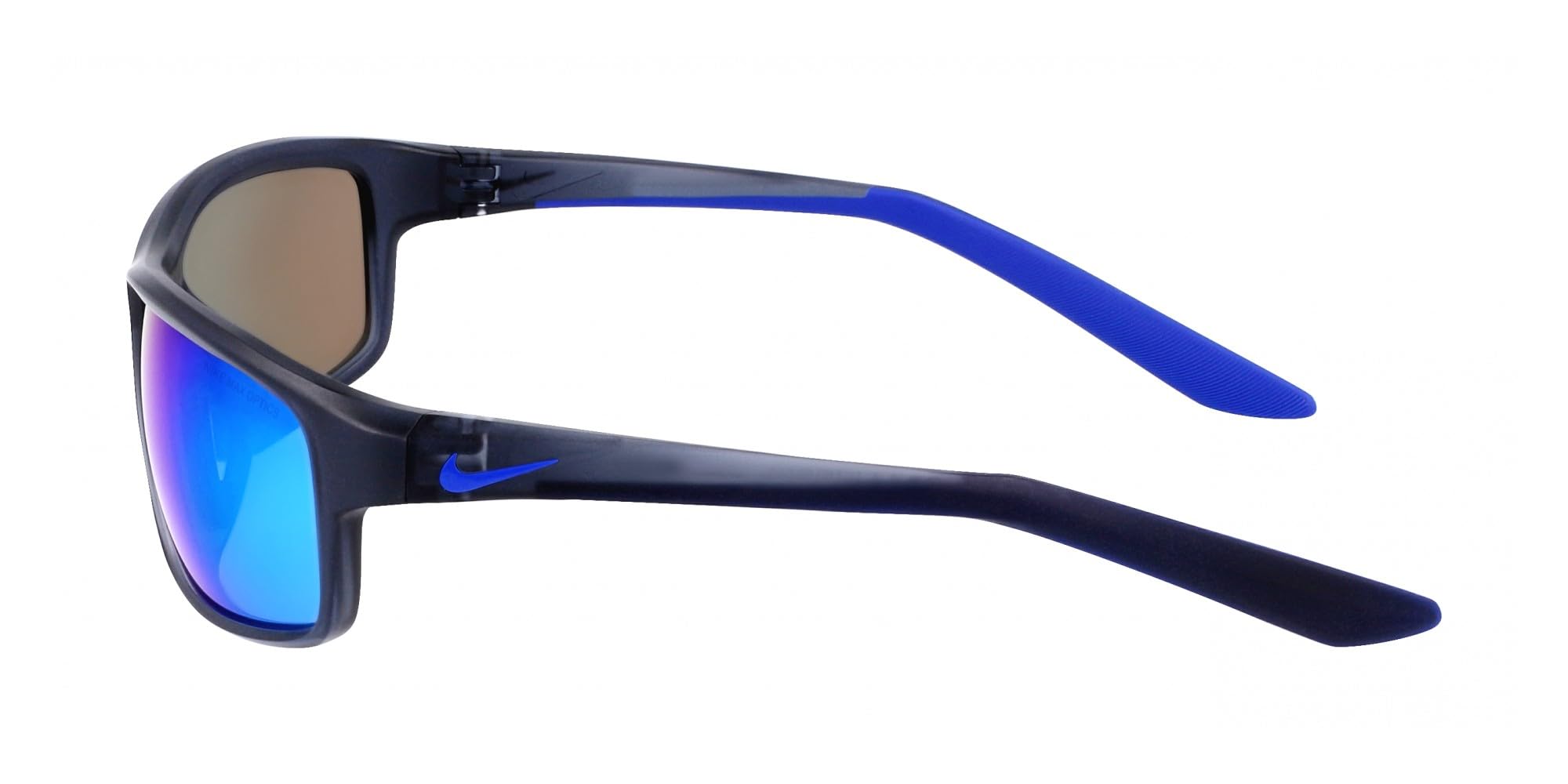 NIKE Lunettes de soleil RABID 22 M N IU8094X - Écran performance, Verre 62 mm, MATTE DARK GREY/BLUE MIRROR