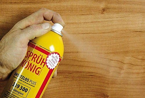 Sprühlack seidenmatt 150ml zur Reparatur von Parkett und Holzoberflächen