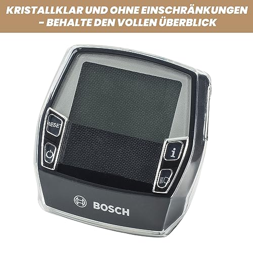 petellow Displayschutz Schutzhülle passend für Bosch Intuvia Display - [2er Pack] - Transparente Schutzhülle kompatibel mit Bosch Intuvia Display Durchsichtig Wasserdicht Schutz Hülle -17-2erPack