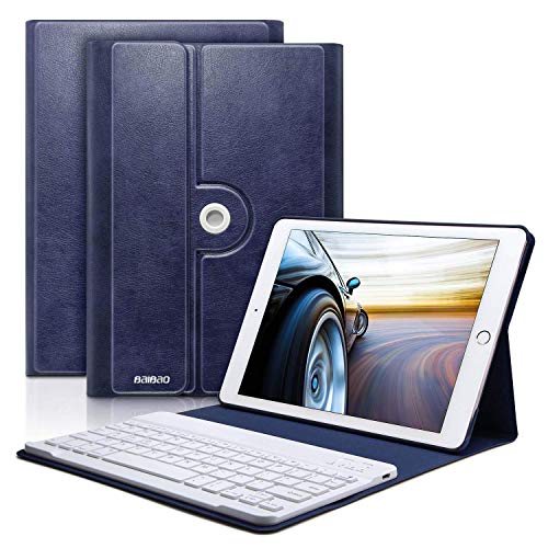 iPad Keyboard Case 9.7 for iPad 6th Gen(2018)/ iPad 9.7 5th Gen(2017) /iPad Pro 9.7 inch/iPad Air 2 / iPad Air 1, iPad Air 2 Case with Keyboard Detachable Bluetooth,iPad 9.7 Keyboard(Blue)