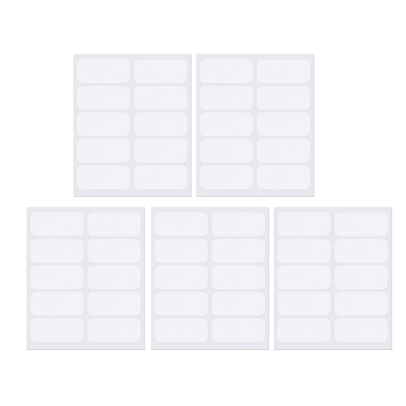 Pack Of 50 No Iron Clothing Label Handwritten Washable Clothing Fabric Labels Writes-On Stickers For Organizing Garments