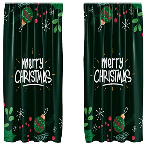 Rideaux occultants de Noël pour sublimer votre salon en hiver