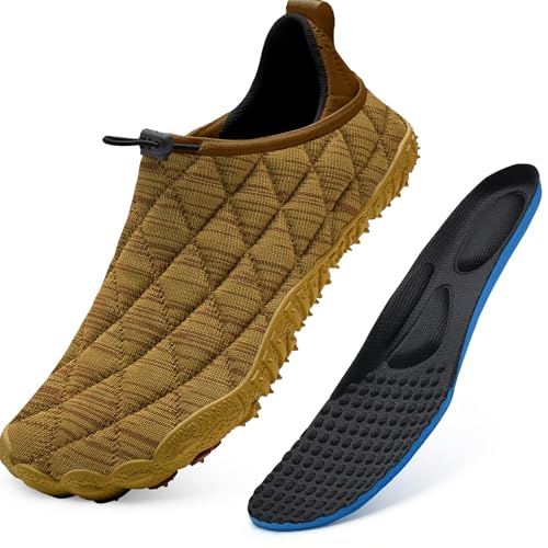 Image of WateLves Barefoot Water Shoes Women Men Beach Breathable Walking Shoes Anti Slip Wide Toe Minimalist Zero Drop Sneakers for Travel Hiking Yoga