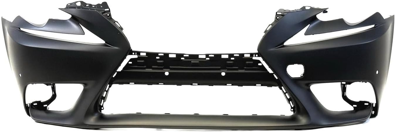 Suitable for Front Bumper Cover [New, Primed, With Headlight Washers Holes] Compatible with 2014-2016 Lexus IS200t IS250 IS300 IS350 Sedan | OEM Part # 521195E904 LX1000262