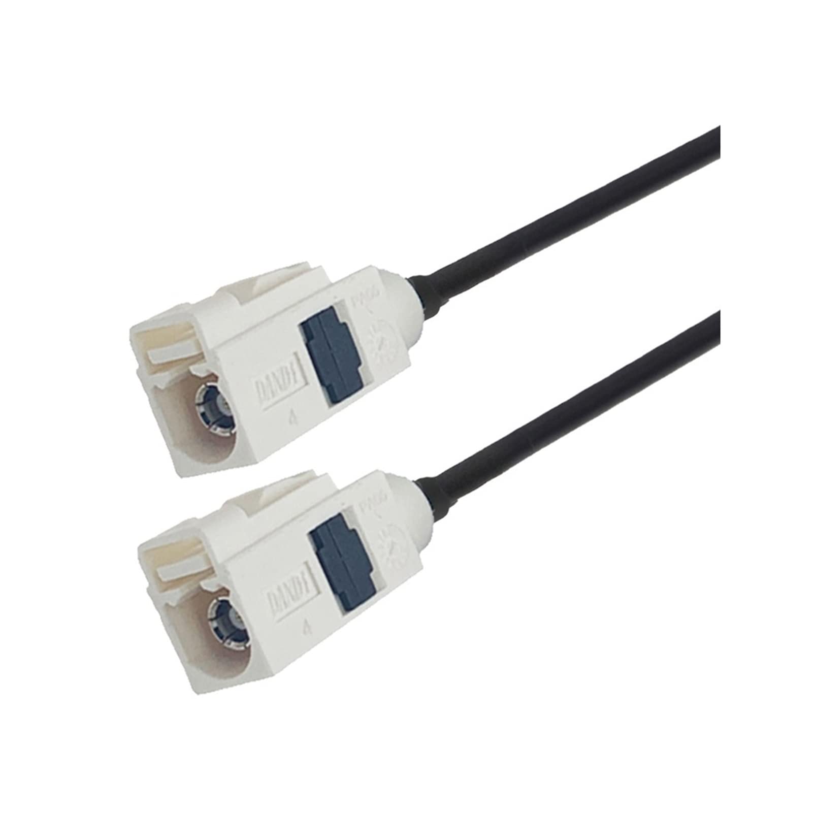 1 STÜCK Weiße Fakra B-Jack, um weibliche Weibchen zu weiblich RG174. Verlängerungskabel Geographisches Positionierungs System Radioantennenadapter Rf Koaxial-Pigtail-Kabel (Color : Fakra B M to M, S