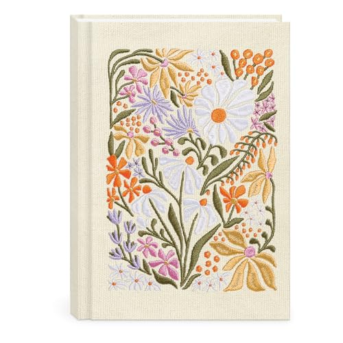 Journal en tissu brodé Lady Jayne fleurs sauvages une idée cadeau poétique