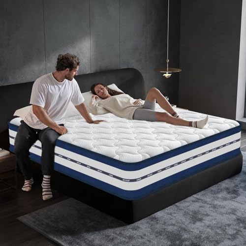 Materasso 140X200, Altezza ±28 Cm, Materasso Matrimoniale Ortopedico, Memory Foam + Molle Insacchettate, 7-Zone Di Comfort, Ergonomico, Traspirante E Fresco, Ideale Per La Schiena, Durevole, OEKO-TEX - 5