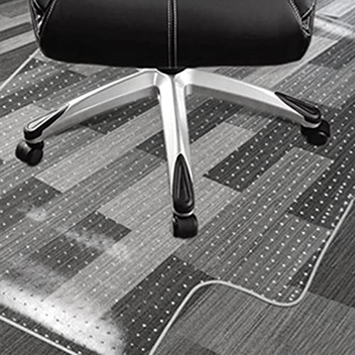 Monicat Office Chair Mat For Carpet Desk Chair Mat Home Office Chair Mats Plastic Floor Mat Thick Sturdy Rolling Chair Mats For Low And No Pile Carpeted Floor Studs Easy Glide(36" X 48" With Lip) #TOP5