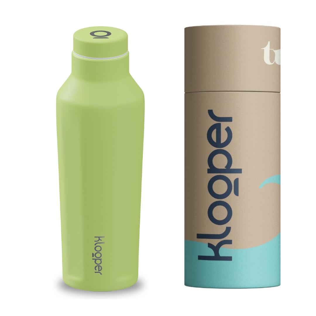 Klooper Vibe Insulated Bottles(Avocado Green, 500ML) | Stainless Steel 304 Bottle | Thermosteel Hot and Cold Steel Water Bottle | Fridge Bottle |Sports Bottle | Gym Bottle |Travel Bottle (B0CH51SZM6) Amazon Price History, Amazon Price Tracker