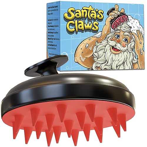 Santa's Claws Scalp Massager Hair Growth Brush - Christmas Stocking Stuffers for Women, Funny Christmas Gift Box, White Elephant Exchange Ideas, Mom Gifts for Her Hair Growth Head Massager