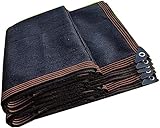 Schattennetz, Schattennetz, Sonnenschutz, Sonnenschutz, UV-Gartenzelt, Überdachung for Balkon, Terrasse, Innenhof Im Freien (Color : Black, Size : 3X3.5M)