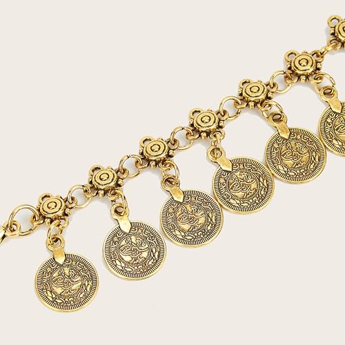 Metal Chain Coin Belt for Women Adjustable Trendy Body Waist for Girls Jeans Pants Dresses3