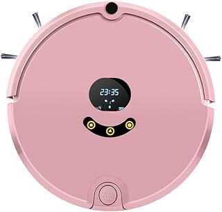 GHPXCQ Robot Aspirapolvere con Funzione Lavapavimenti 3 modalità di Pulizia 2 cm Anticollisione Silenzioso Controllo a App/Telecomando/per Pulizia Domestica/Peli Animali/Capelli/Polvere