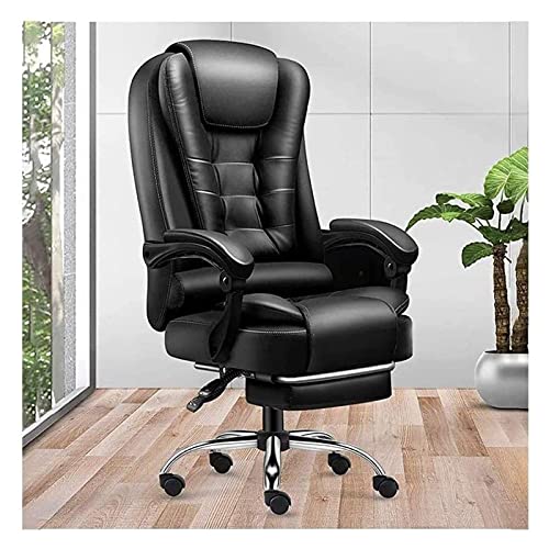 YRYRYW Silla de Oficina Silla de Oficina, Silla Elevadora de Cuero para computadora, Silla de Jefe de Oficina UpholsteRood, Respaldo Bajo, Ajustable Household faucets