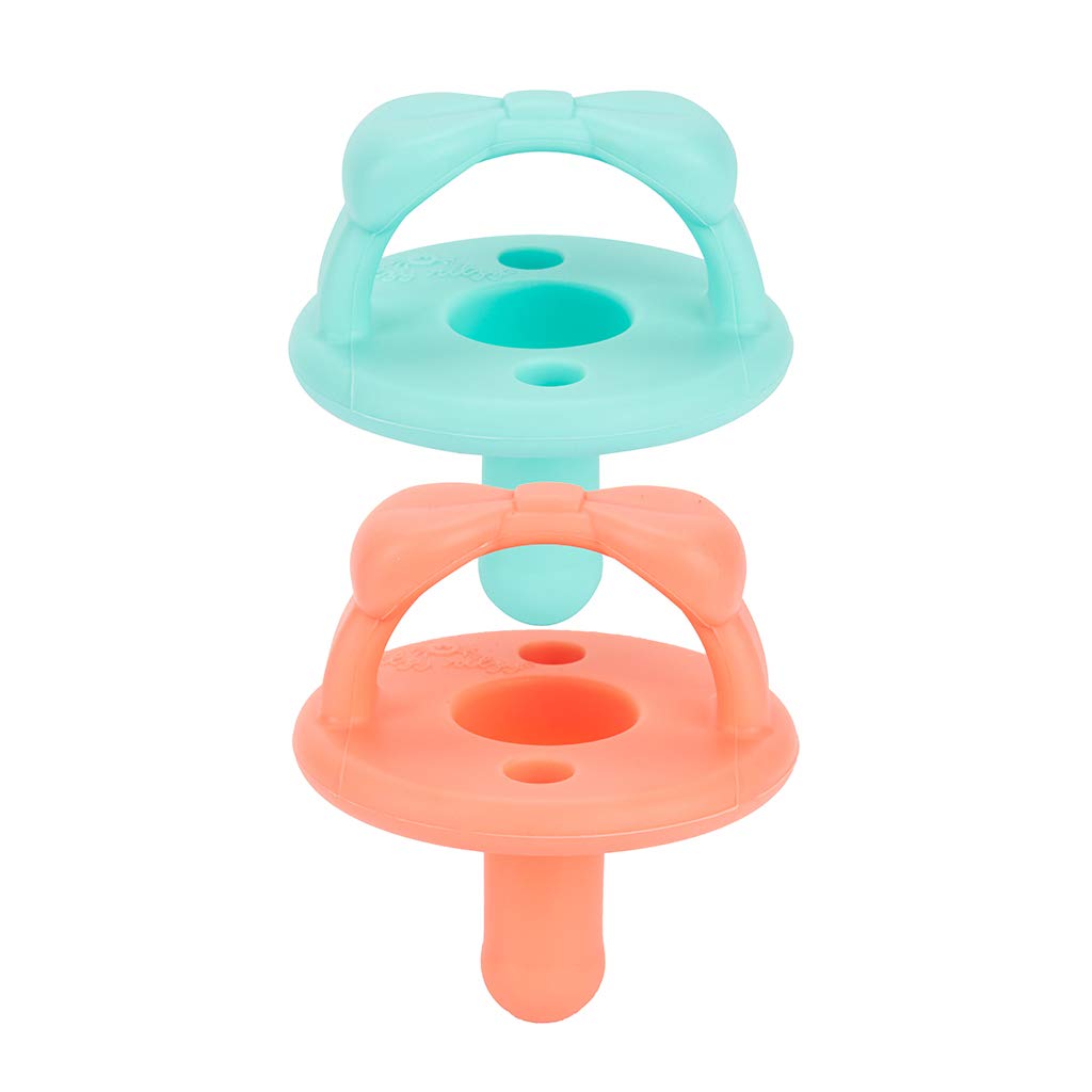 Itzy Ritzy Silicone Pacifiers for Newborn Sweetie Soother Pacifiers Feature