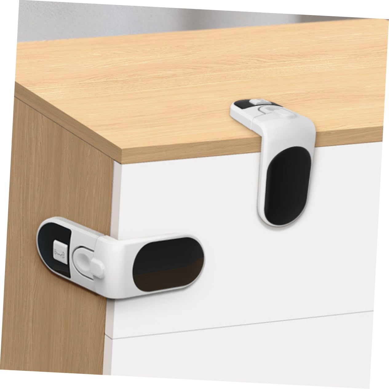 UPKOCH 20 Piezas Cerradura De Cajón Anti-Pellizco Cerraduras De Refrigerador Para Niños Cerraduras Para Cajones Gabinetes Gabinete Cerradura Infantil Cerradura De Seguridad Para