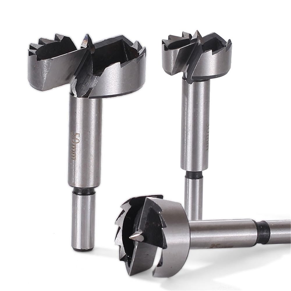 Brocas multidientes para carpintería, brocas perforadoras de acero con alto contenido de carbono para carpintería, herramientas de corte de sierra de agujero autocentrante, agujero profundo, 6mm