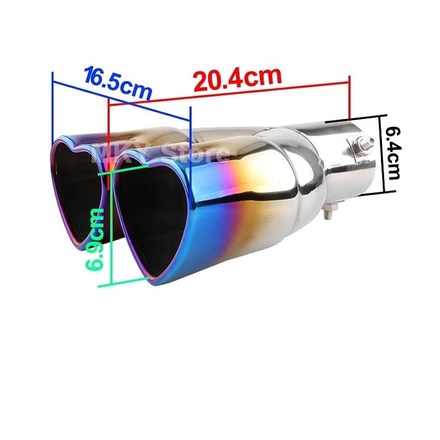 ステンレス製デュアルアウトレットエキゾーストシステム Amazon.co.jp: Homanpp デュアルアウトレットマフラー先端排気