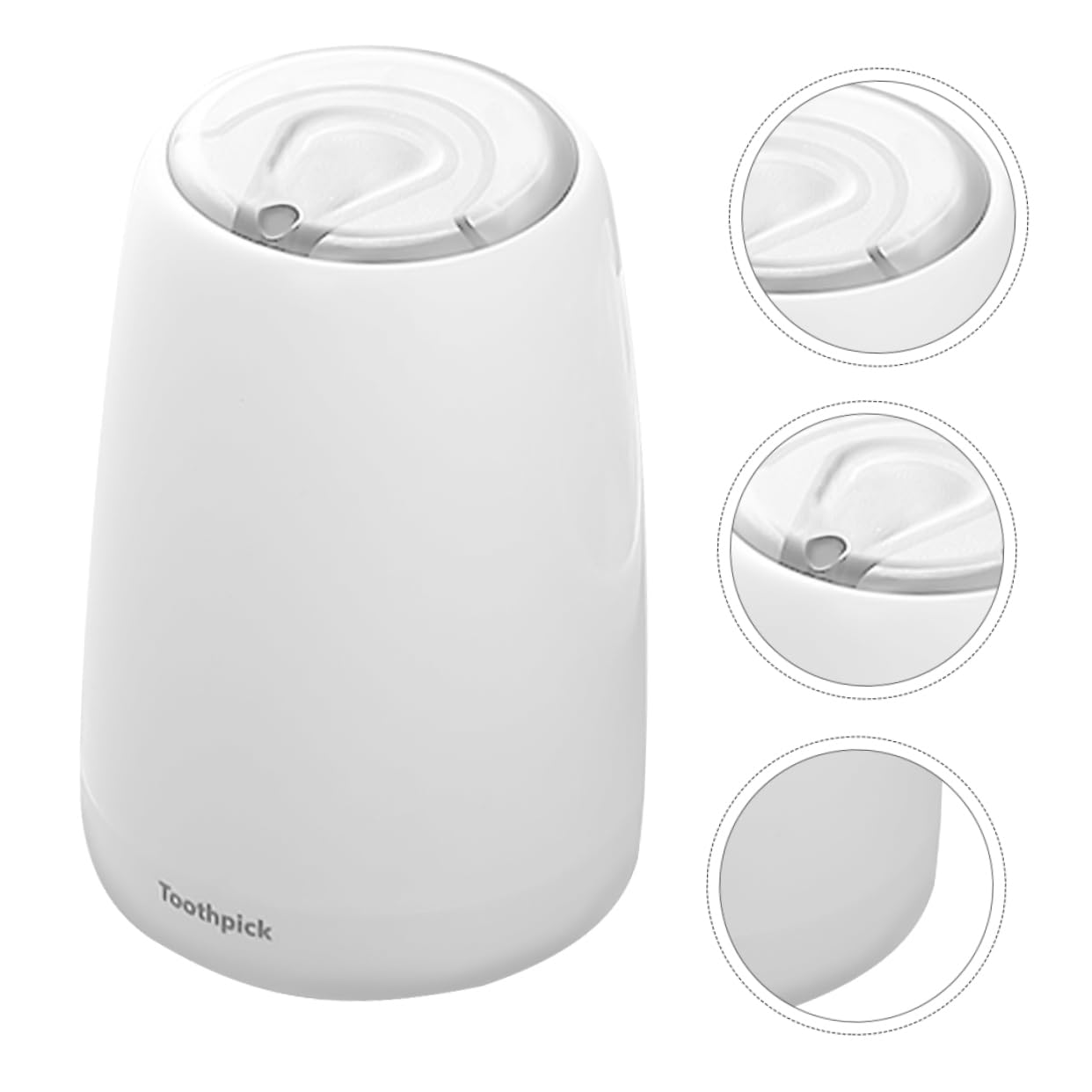 Unomor 1pc Toothpick Dispenser Box Dustproof Toothpick Holder for Parties Weddings Gatherings Elegant Design for Easy Use