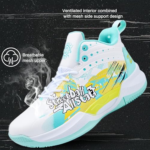 Men's Basketball Shoes Lightweight Breathable Non-Slip Outdoor Courts Training4