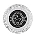 Party Essentials Party Supplies Cut-Out Design Disposable Hard Plastic Dinnerware For Wedding/Birthday/All Occasions, 7.5