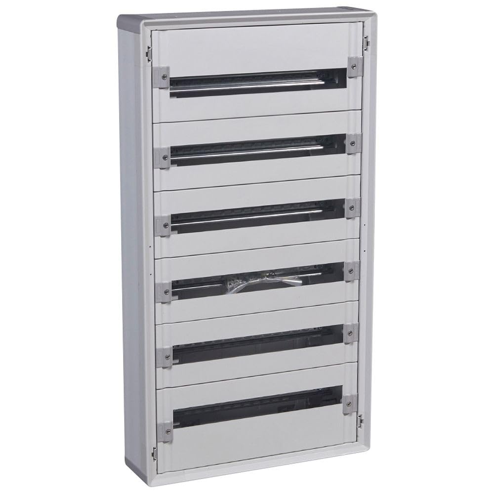 401806 Legrand Tableau de distribution isolant XL3 160-6 rangées de 24 modules - Tout modulaire prêt à l'emploi