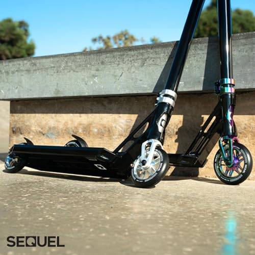 Image of Sequel Rise Stunt Scooter - Complete Pro Trick Scooter with Aluminum Frame, 110mm Wheels, 220 lbs Weight Capacity, Ages 8+