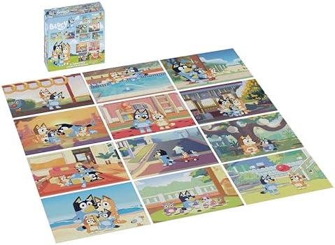 Bluey 12-Pack of Jigsaw Puzzles for Families Kids and Preschoolers Ages 4 and Up 2 51gc9C2UFWL. AC