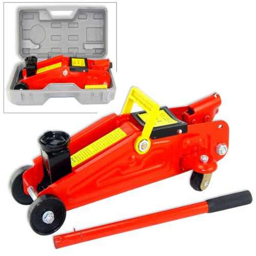 Image of 'Jack-in-a-Box' 2-Ton 4000 Lb Lift Capacity Easy-Carry Hydraulic Jack with Storage Case