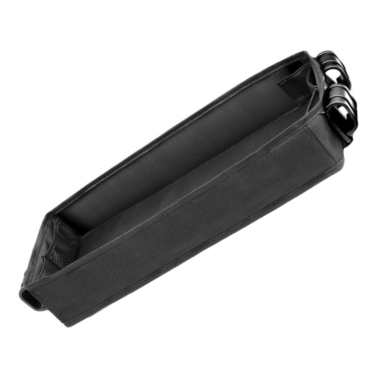 VICASKY Organisateur De Plateau De Poussette Noir Xl Support Pour Collations Et Boissons Clip Garçon Fille Et Tout Accessoire Pratique Pour Poussette Et Voyage