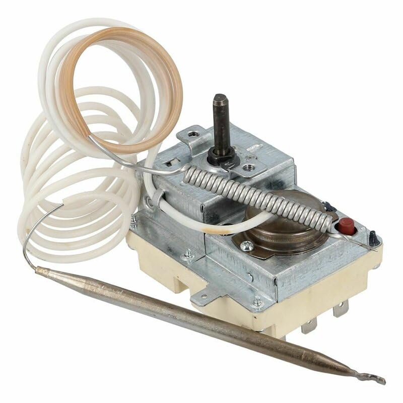 LUTH Premium Profi Parts Termostato compatible con Gorenje 580487 Cotherm BTS6 0112, termostato de termo eléctrico de 3 polos con seguridad térmica y 2 sondas