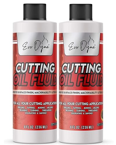 2-Pack Evo Dyne Cutting Oil Fluid (8oz), Made in...