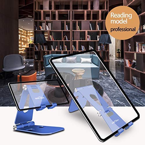 Faltbarer Alu-Tablet-Ständer – Mehrwinkel, Verstellbar Für Smartphone & Tablet, Mit Kabel-Organizer