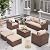 UDPATIO Patio Furniture Set, 6 Piece Outdoor Furniture with Waterproof Cover, Outdoor Chair Patio Conversation Sets with Storage Table, for Backyard Porch