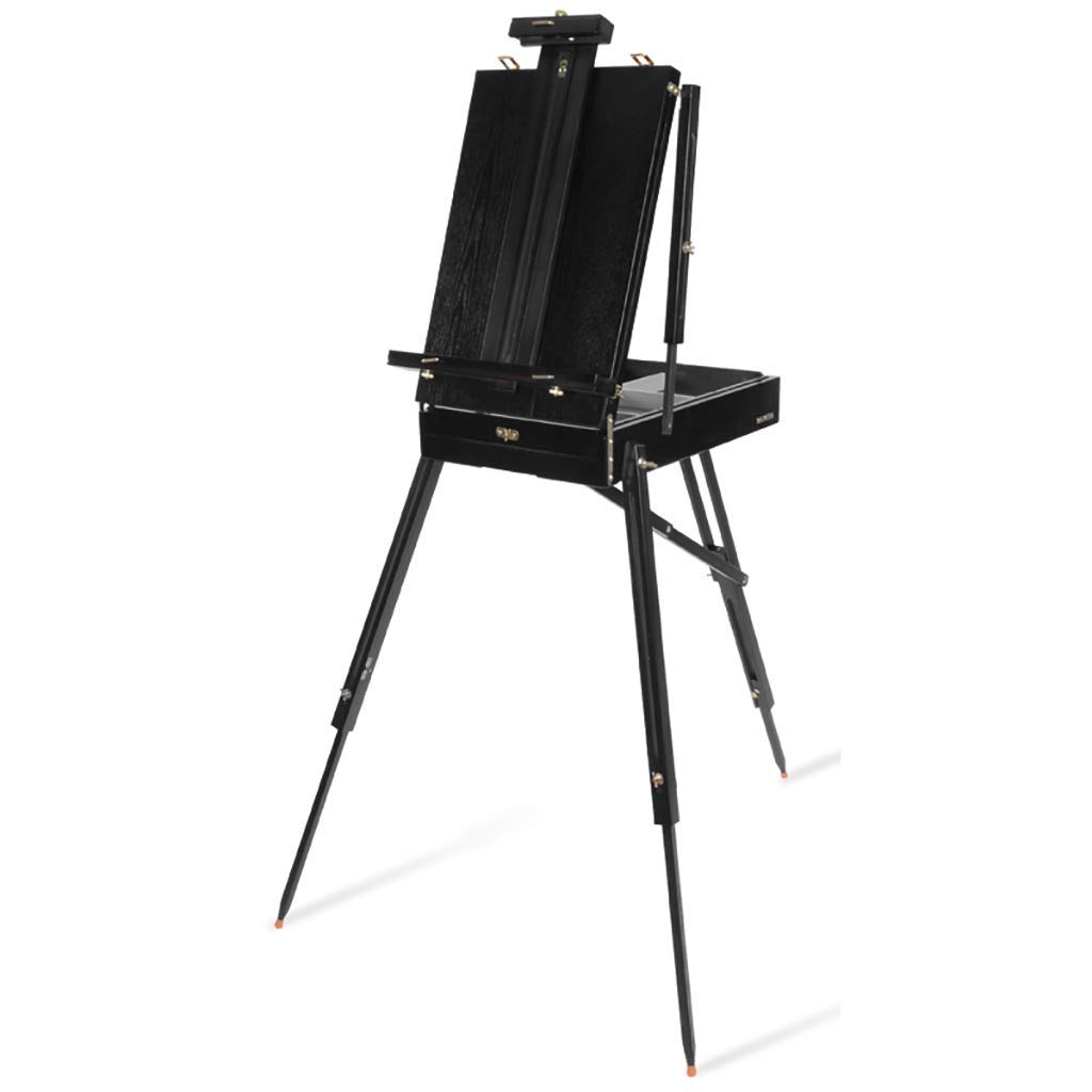 Cavalletto Da Tavolo In Legno Di Faggio Regolabile: Altezza Max 76,2 Cm Per Tele Fino A 63,5 Cm. Leggero E Portatile, Ideale Per Artisti.