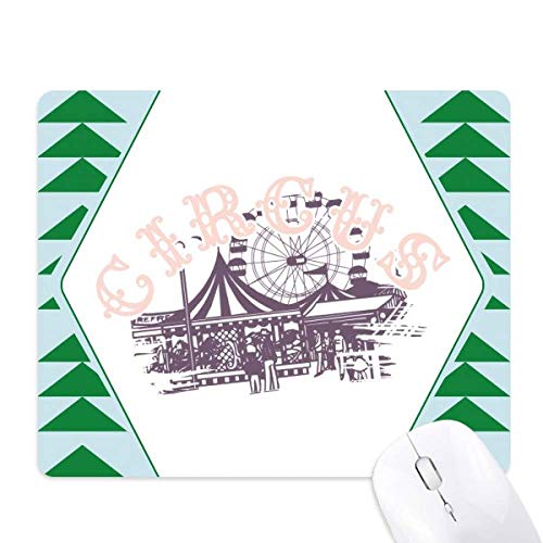 Tapis de souris cirque en caoutchouc pour stopper les glissements de souris sur le bureau