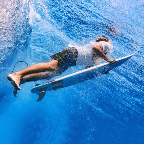 RunNico Set of 3 Replacement Paddle Board Fin,Detachable Surfing Watershed Fin,Stand Up Paddleboard Tail Rudder for Water Sports,Surfboard,Longboard