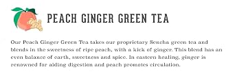 Yamamotoyama Peach Ginger Green Tea ، 18 كيسًا