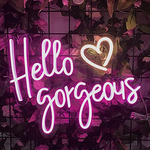 Image of LED Neon Sign Night Light for Wall Party Decor Bedroom Room Bar Wedding Home Birthday Art Decoration Christmas with USB Chain Light modulator 5v (lets party blue)