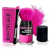 Rootflage Temporary Fun Hair Color - Shampoo Out Pink Color -Works on Dark Hair (01 Pink Parade)