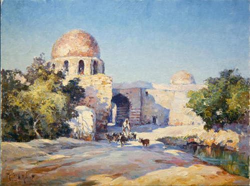 Tableaux Graffiti Art Mural Bab Tuma Hubert Robert décoration salon moderne 60x90