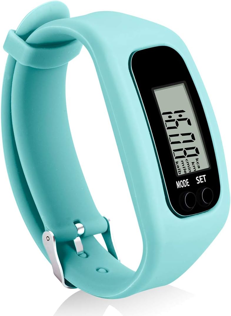 Bomxy Fitness Tracker Watch ,Simply Operation Walking Running Pedometer with Calorie Burning and Steps Counting Easy use Step Tracker
